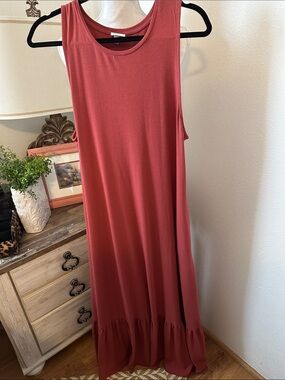 a new day women's floral pointelle maxi dress long sleeve New with Tags - Size S